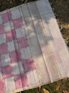 Rangkaat Linen Tissue with Flower
Embroidery - Pink