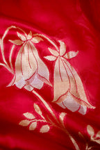 Kora Silk Saree - Pink