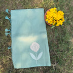 Handloom Linen Tissue- Blue
