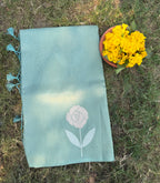 Handloom Linen Tissue- Blue