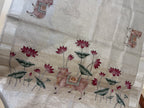Silver Kota Tissue Pichwai Appliqué Saree