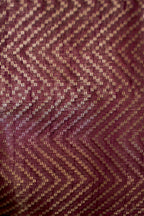 Tissue Silk Saree with Ikat-Inspired Weaving & Floral Buta – Antique Gold & Wine
