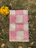 Rangkaat Linen Tissue with Flower
Embroidery - Pink