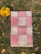 Rangkaat Linen Tissue with Flower
Embroidery - Pink