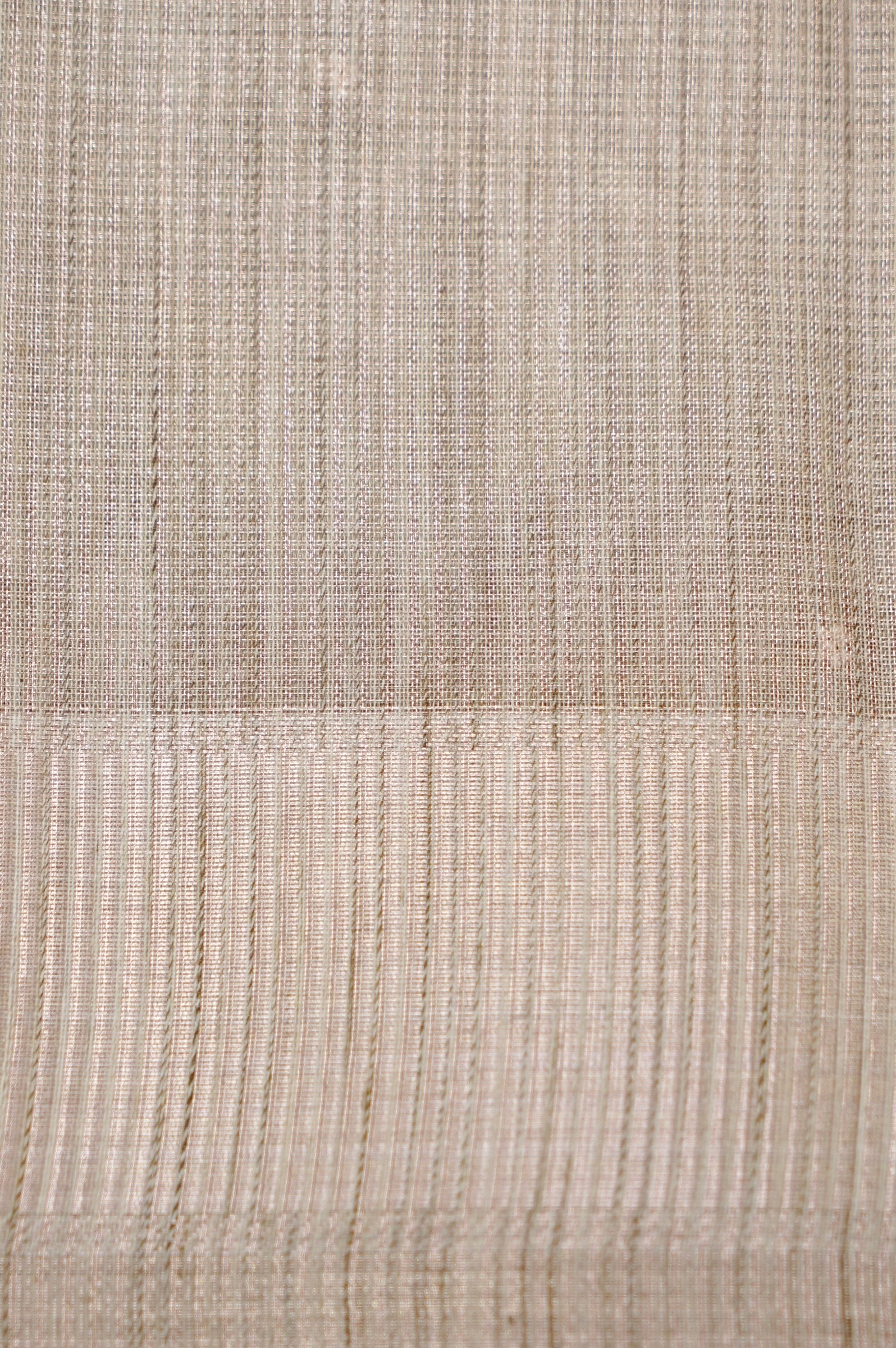 Kota Tissue Saree with Paisley Hand Moti Work – Rose Gold