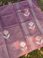 Handloom Linen Tissue - Purple