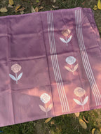 Handloom Linen Tissue - Purple