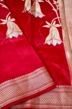 Kora Silk Saree - Pink