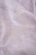 Tissue Kota Saree with All-Over Moti Handwork – Lavender