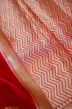 Kora Silk Saree - Pink