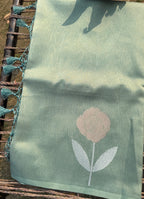 Handloom Linen Tissue- Blue
