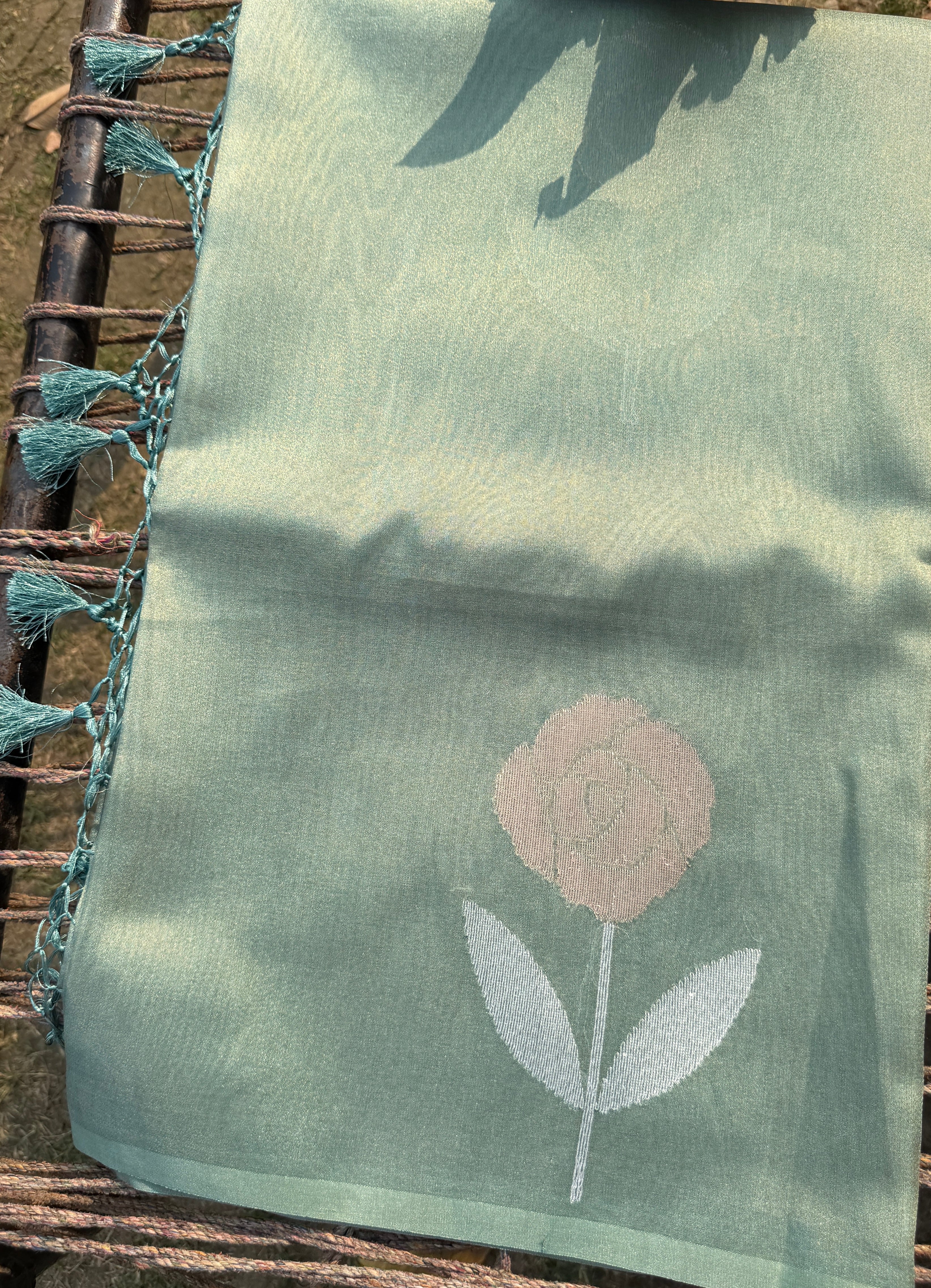 Handloom Linen Tissue- Blue