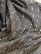 Handloom Raw Silk Saree - Black