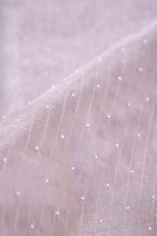 Tissue Kota Saree with All-Over Moti Handwork – Lavender