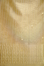 Tissue Kota Saree with All-Over Moti Handwork – Lavender