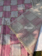 Rangkaat Linen Tissue with Flower
Embroidery - Pink