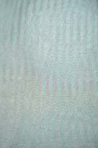 Linen Saree Floral Embroidery with Mirror Work – Sky Blue