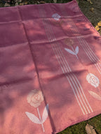 Handloom Linen Tissue - Pink