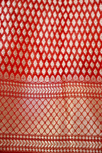 Kora Silk Saree - Red