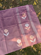 Handloom Linen Tissue - Purple